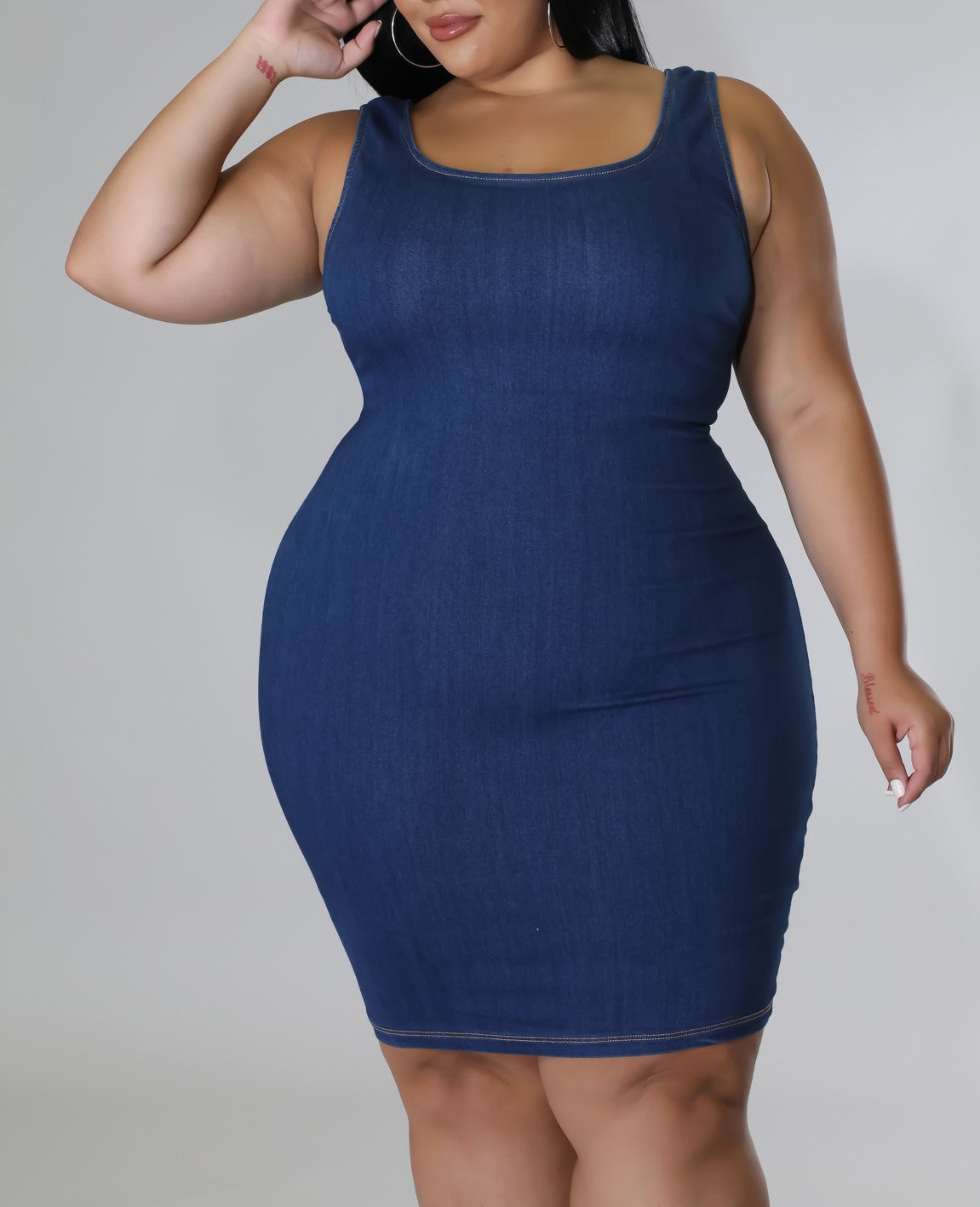 Dark Denim Dress