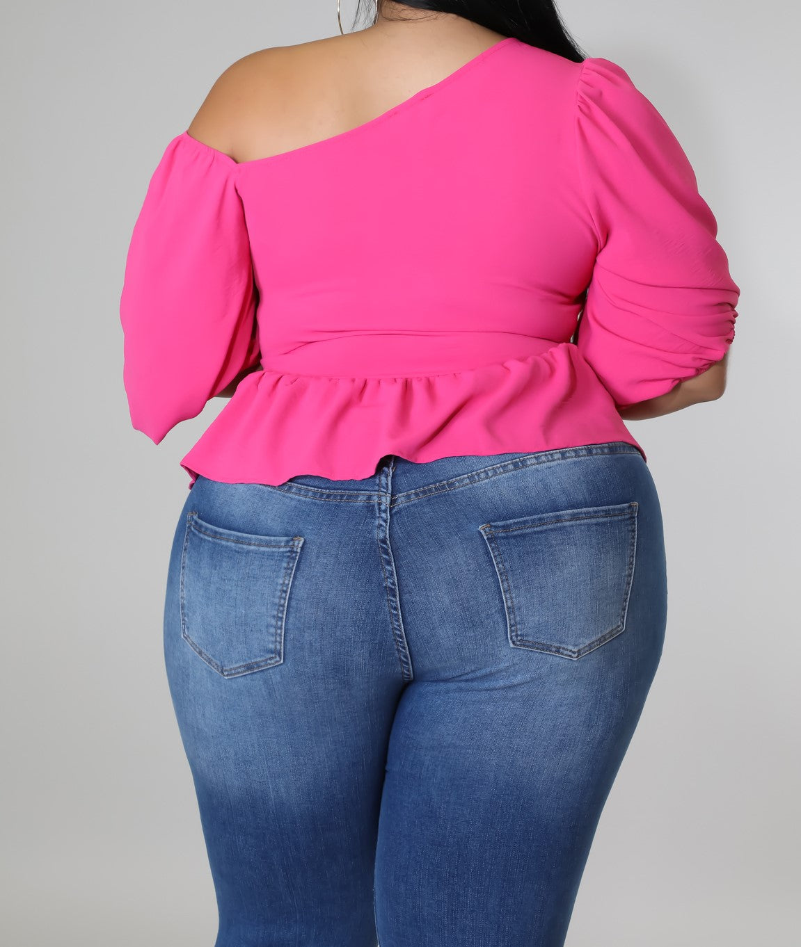 Pink Off Shoulder Top