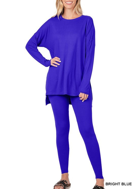"Weekend Play" Long Sleeve Lounge 2piece Set.