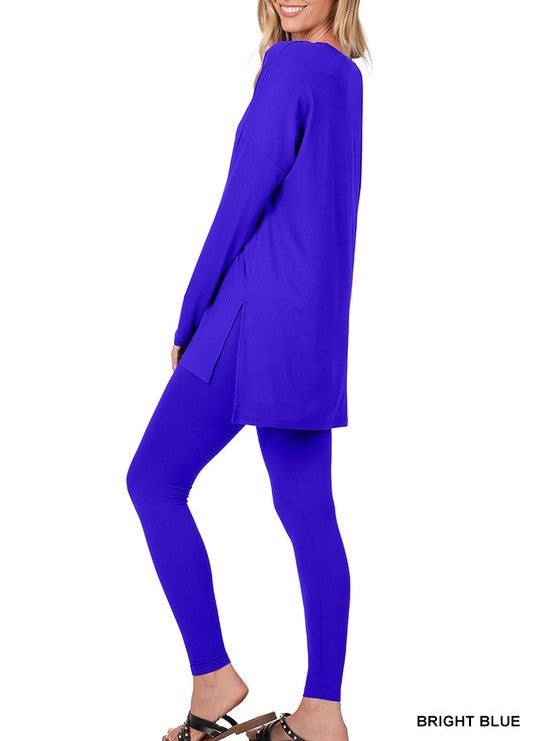 "Weekend Play" Long Sleeve Lounge 2piece Set.